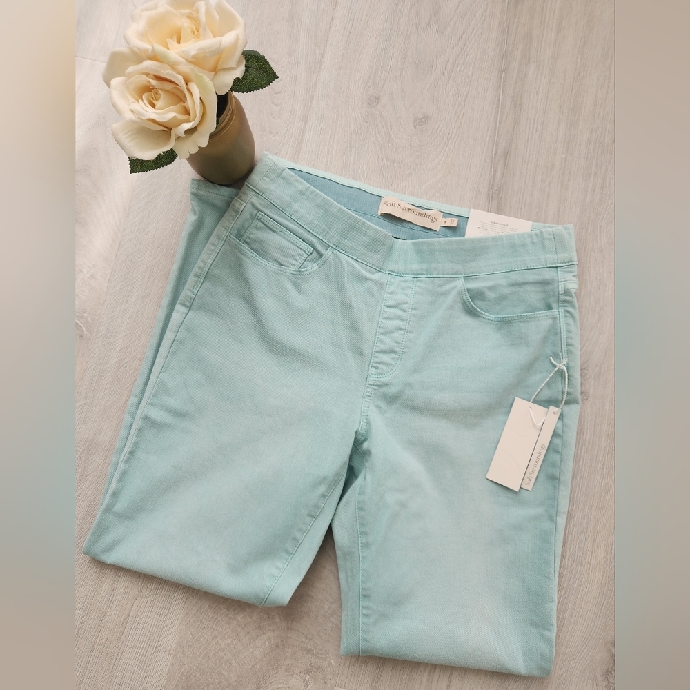 Soft Surroundings Straight Leg Jeans M - Picture 8 of 9